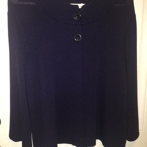 Coldwater Creek‎ Small Navy Blue Cardigan Sweater